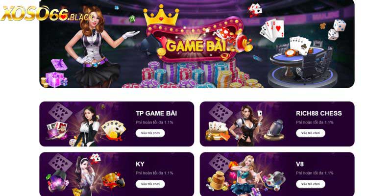 Nhà cái XOSO66 cung cấp tất cả top 10 game bài đổi thưởng uy tín nhất hiện nay