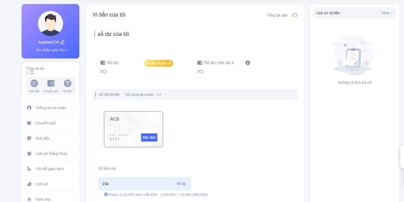 Cách rút tiền thưởng nhanh gọn trong ba thao tác