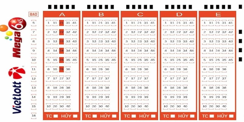 Cơ cấu giải thưởng tại Vietlott 6/45 các kỳ rất cao