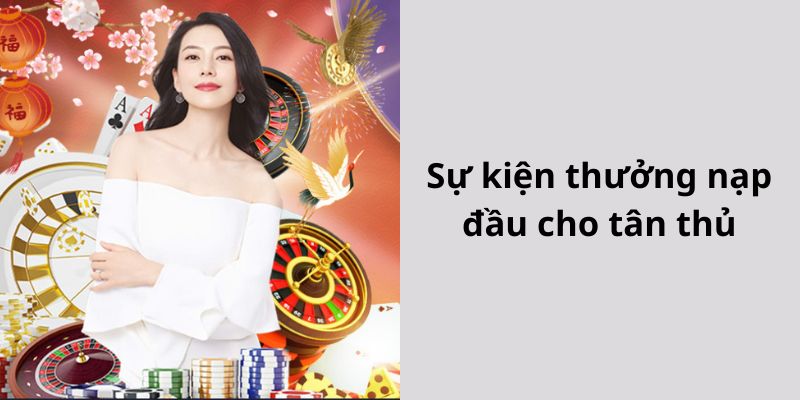 Sự kiện thưởng dành cho thành viên nạp đầu tại Win55